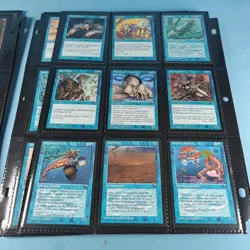 Old Vintage Magic Gathering Binder Sleeves 180 Cards Collection 90s MTG - Image 11