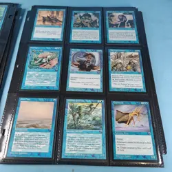 Old Vintage Magic Gathering Binder Sleeves 180 Cards Collection 90s MTG - Image 12