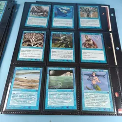 Old Vintage Magic Gathering Binder Sleeves 180 Cards Collection 90s MTG - Image 13