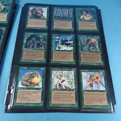 Old Vintage Magic Gathering Binder Sleeves 180 Cards Collection 90s MTG - Image 17