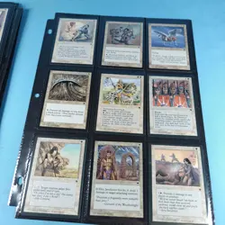Old Vintage Magic Gathering Binder Sleeves 180 Cards Collection 90s MTG - Image 21