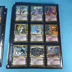 Old Vintage Magic Gathering Binder Sleeves 180 Cards Collection 90s MTG - Image 4