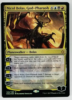 MTG Nicol Bolas, God-Pharaoh Hour of Devastation Foil - Image 3