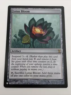 Magic The Gathering MTG Lotus Bloom The List Reprints Trading Card LP - Image 3