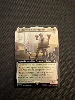 Codsworth, Handy Helper Universes Beyond: Fallout #366 Extended Art Foil - Image 1
