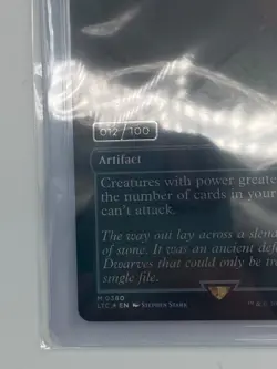 Serialized - MTG LOTR - Bridge of Khazad-dum - Serial Numbered - Authenticated - Image 16