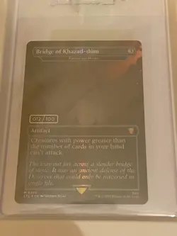 Serialized - MTG LOTR - Bridge of Khazad-dum - Serial Numbered - Authenticated - Image 19
