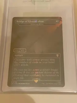 Serialized - MTG LOTR - Bridge of Khazad-dum - Serial Numbered - Authenticated - Image 21