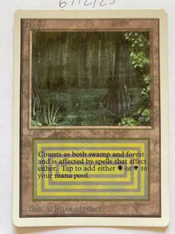 MTG - Unlimited Bayou - Dual Land - Image 1