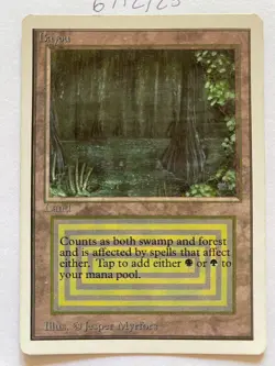 MTG - Unlimited Bayou - Dual Land - Image 9