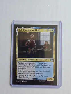 Cid, Timeless Artificer (407) - Final Fantasy - NM - MTG Magic - Uncommon - Image 2