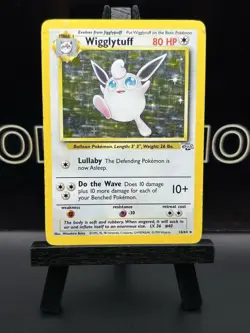 Pokémon TCG Wigglytuff Holo Unlimited Rare Card 16/64 Jungle Base Set MP - Image 2
