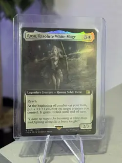 Rosa, Resolute White Mage (Extended Art) MTG Final Fantasy FOIL - Image 1