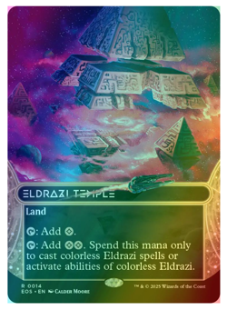 Eldrazi Temple (0014) - Foil - Borderless Edge of Eternities - Image 2