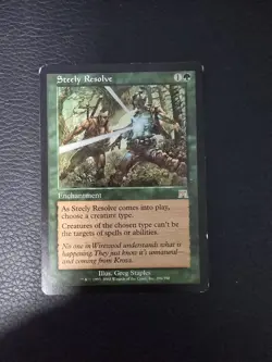 Steely Resolve Onslaught Regular MTG LP Magic Card - Image 1