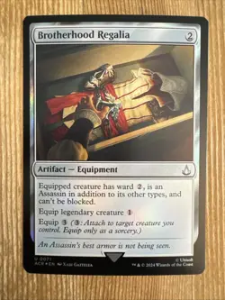 1x Brotherhood Regalia - Foil NM Eng MTG - Assassin's Creed - Image 3