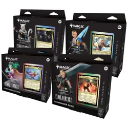 *Sealed Final Fantasy Commander Deck Display (Set of 4)* Magic MTG - Image 1