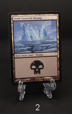 Magic the Gathering - Snow-Covered Swamp - Coldsnap - NM - Image 3