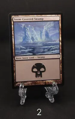 Magic the Gathering - Snow-Covered Swamp - Coldsnap - NM - Image 7