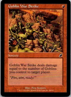 Magic the Gathering Goblin War Strike Scourge MTG Free Shipping! - Image 1