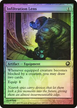 FOIL Infiltration Lens ~ Scars of Mirrodin [ NearMint ] [ Magic MTG ] - Image 1