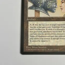 1996 - MTG Magic the Gathering |  Alliances - HELM OF OBEDIENCE | NM - Image 14