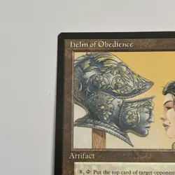 1996 - MTG Magic the Gathering |  Alliances - HELM OF OBEDIENCE | NM - Image 2