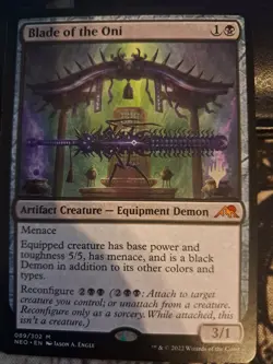 Blade of the Oni Promo Pack: Kamigawa: Neon Dynasty Regular - Image 2