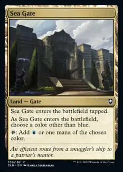 Magic the Gathering (mtg): CLB: Sea Gate - Foil - Image 1