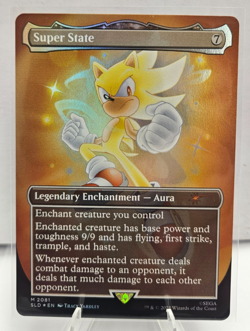 IN HAND - Super State ✨RAINBOW FOIL✨ Secret Lair x Sonic - NM Magic MTG - Image 3