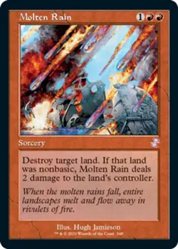 Mint/Near-Mint, English - 1 x MTG Molten Rain Time Spiral Remastered - Image 1