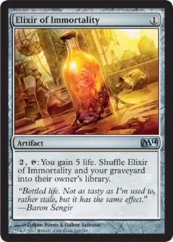 Hero Deal, English - 4 x MTG Elixir of Immortality Magic 2014 - Image 1