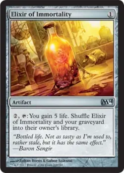 Hero Deal, English - 4 x MTG Elixir of Immortality Magic 2014 - Image 2