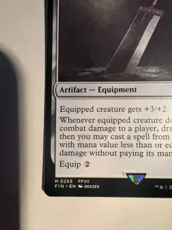 Buster Sword MtG Final Fantasy Magic: the Gathering  NM Near Mint Pack Fresh - Image 7