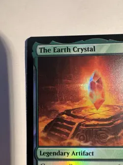 R 0184 The Earth Crystal Final Fantasy (Foil) Rare MTG Card FFIII Artifact NM - Image 4