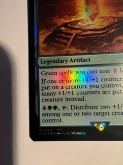 R 0184 The Earth Crystal Final Fantasy (Foil) Rare MTG Card FFIII Artifact NM - Image 7