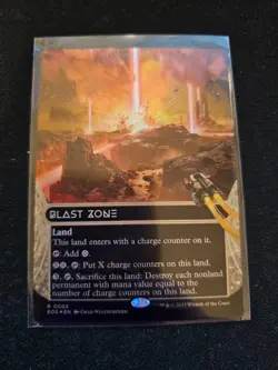 Blast Zone Borderless FOIL (0002) MTG EoS Nm/M *ON HAND* - Image 2