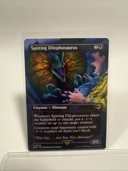 Spitting Dilophosaurus (Borderless) Jurassic World Collection Regular - Image 1