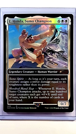 2022 MTG Magic the Gathering SF2 Street Fighter 2 Foil 428 E Honda Sumo Champion - Image 3