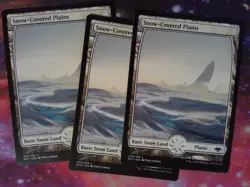 3x Snow-Covered Plains - Modern Horizons - Magic the Gathering - Image 1