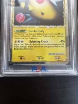 Ampharos 105/123 Holo Rare Heartgold Soulsilver Pokemon Card PSA 9 - Image 3