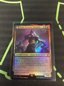 MTG Magic The Gathering Kuja, Genome Soldier Foil FIN Rare Final Fantasy - Image 1