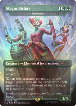 Magus Sisters - Endurance (Rainbow Foil) Secret Lair Drop Foil - Image 1