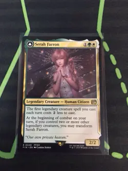 MTG Magic The Gathering Serah Ferron FIN Rare Legendary Final Fantasy Commander - Image 1