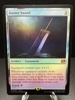 Buster Sword - MTG Final Fantasy - Artifact Equipment (Foil) NM - Image 2