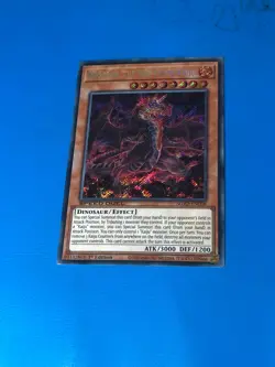 YUGIOH Secret Rare Dogoran, The Mad Flame Kaiju SGX2-ENC08 1st Edition - Image 3