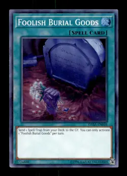 Yugioh DASA-EN058 Foolish Burial Goods Unlimited Ultra Rare Spell - Image 3