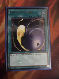 Yugioh Cosmic Cyclone OP07-EN003 Ultimate Rare NM - Image 2