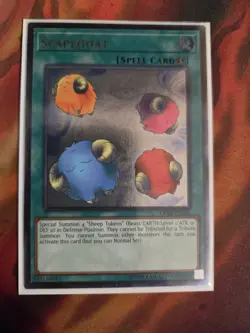 Yu-Gi-Oh Scapegoat - OP08-EN003 - Ultimate Rare - OTS Tournament Pack 8 - Image 1