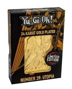 Yu-Gi-Oh! 24Karat Gold Plated - Number 39: Utopia Collectable New & Sealed - Image 1